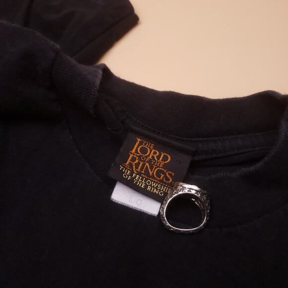 Vintage y2k Lord of the Rings Ringwraiths LOTR Movie Graphic T Shirt Tee Rare - Picture 9 of 10